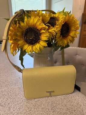 Tahari Citron crossbody